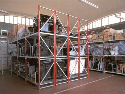 carrozzeria autoricambi - scaffale per paraurti, parabrezza, portiere